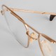 Lunettes vintage Zeiss homme papy style dorées – forme aviator