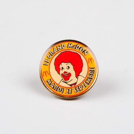 Pins vintage Ronald Mac Donald années 80