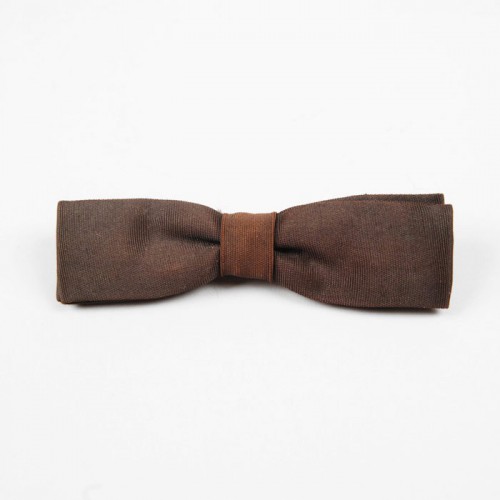 Nœud Papillon En Satin Gris Pré-Noué Réglable - Style Vintage Années 70 - Fait Main - Neuf Sans étiquette