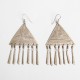 Boucle d’oreille vintage inca années 90
