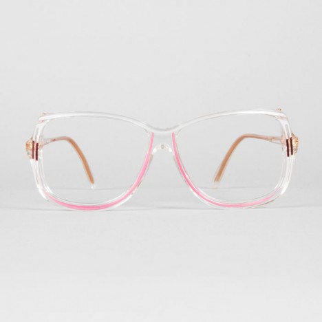 Lunettes vintage Hip Hop « Renaissance » roses et blanches, années 80