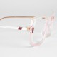 Lunettes vintage Hip Hop « Renaissance » roses et blanches, années 80