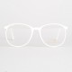 Lunettes vintage monochrome blanc Chic Optic années 80