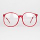 Lunettes vintage rouge  Tauschek Nordic oversize 80’s