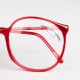 Lunettes vintage rouge  Tauschek Nordic oversize 80’s