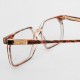 Lunettes vintage Cazal hip hop turtoise marron années 80 - Cazal 644