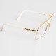 Cazal 730 - Lunettes Cazal blanches et or – Neuves de Stock – Vintage 70/80 