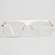 Cazal 730 - Lunettes Cazal blanches et or – Neuves de Stock – Vintage 70/80 