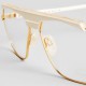 Cazal 730 - Lunettes Cazal blanches et or – Neuves de Stock – Vintage 70/80 