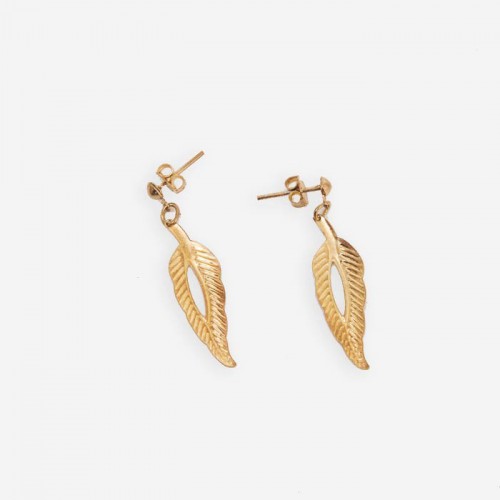 Boucles d'oreilles vintage noires et rouge années 70/80 - Boutique Vintage