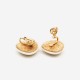 Boucles d'oreilles vintage triangle marque Richelieu années 80