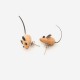 Boucles d'oreilles vintage souris supa-kitsch années 80