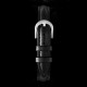 Casio LTP-1095E-1ADF - Montre casio vintage femme cuir noir et cadran noir - petite taille