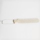 Cravate vintage pour femme en perles blanches années 70