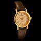 Montre Casio vintage dorée cuir marron pour femmes - LTP-1095Q9A