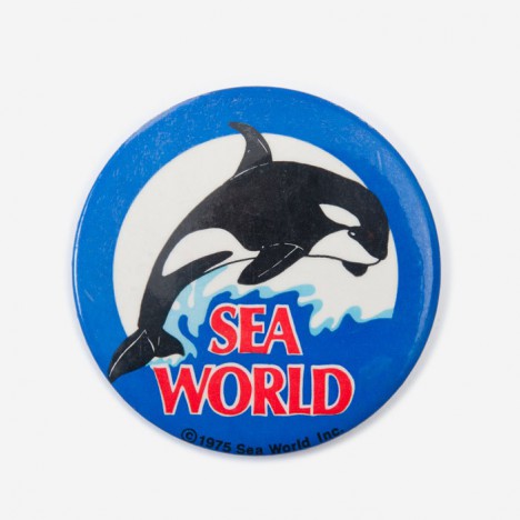 Badge vintage XXL SEA WORLD années 70