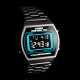 Casio B640WB-2BEF - Montre casio rétro futuriste noire et bleue - B640