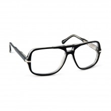 Lunettes Spitfire Tax Exile noir style Terry Richardson verres transparents