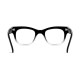 Lunettes Spitfire MX1 noires et verres transparents pour femmes 