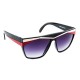 Lunettes de soleil Spitfire Vivian style hip-hop années 80 rouge et argent