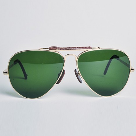 Lunettes aviator Cébé Vintage branches dorées années 70 – 24€