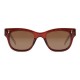 Lunettes Spitfire MX1 marron solaires style wayfarer