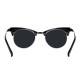 Lunettes Spitfire Anglo2 solaires noires et transparent pour femme