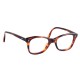 Monture vintage style wayfarer tortoise marron années 60