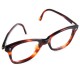 Monture vintage style wayfarer tortoise marron années 60