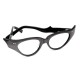 Lunettes vintage Cat eyes grises années 50/60 stock ancien