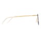Lunettes de soleil vintage cat eyes dorées années 50/60