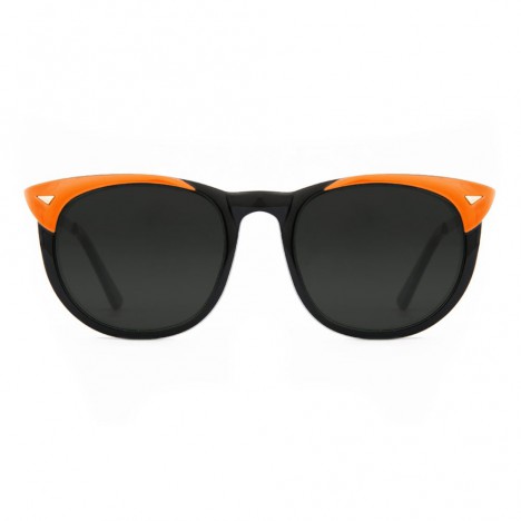 Lunettes Spitfire rétro Whipscross noir et orange