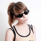 Lunettes Spitfire rondes Underwhelmed noires solaires