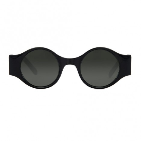 Lunettes Spitfire rondes Underwhelmed noires solaires