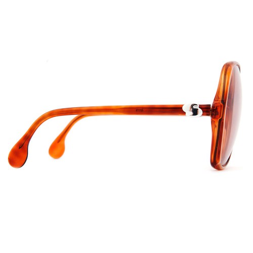 Lunettes Vintage Silhouette 6149/50 - Monture Violet Noir Ovale En Métal/acétate, Allemagne