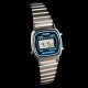 Casio LA670WEA-2EF - Petite montre Casio vintage acier et cadran bleu