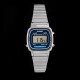 Casio LA670WEA-2EF - Petite montre Casio vintage acier et cadran bleu