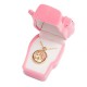 Collier kitsch petit Poney rose