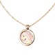 Collier kitsch petit Poney rose