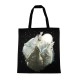 Tote bag noir loups hurlants à la mort