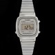 Casio LA670WEA-7EF - Montre Casio vintage acier et cadran gris