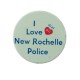 Badge Vintage Police New Rochelle 60's