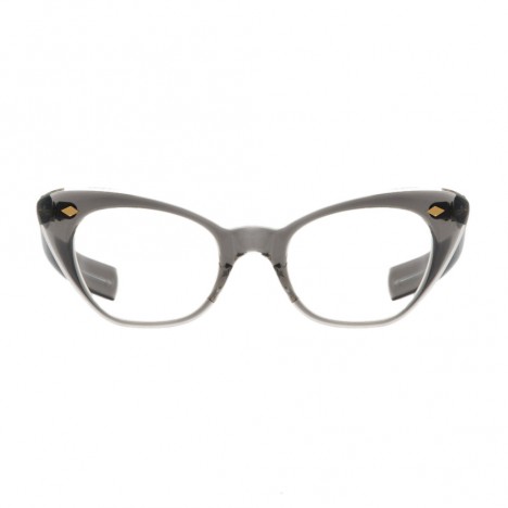 Lunettes vintage Cat's eyes grises secrétaire Mad Men