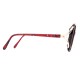 Monture vintage grenat et or Marcolin 80's
