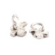 Boucles d'oreilles petit noeud rose romantique