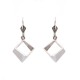 Boucles d'oreilles vintage losange 3D
