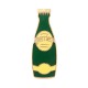 Pin's vintage bouteille Perrier jaune