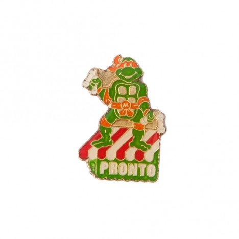 Pin's vintage tortue ninja Pronto Michelangelo