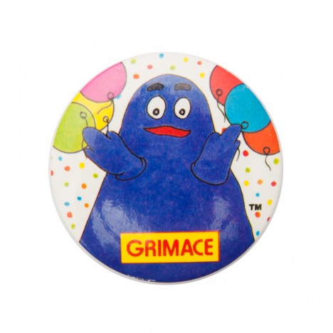 Badge vintage Mc Donalds Grimace