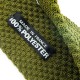 Cravate vintage tricotée fine vert kaki années 70 
